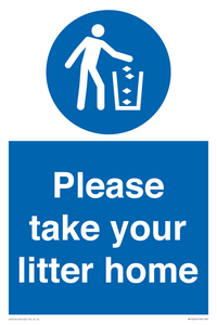 Please take your litter home
